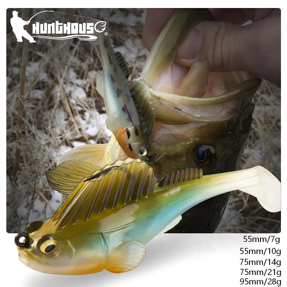 Fishing Lure Jerkbait - Leurre de pêche Hunthouse, appât souple,