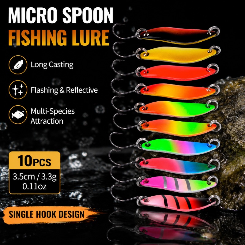 Fishing Lure Blade Bait - Micro-leurre de pêche en métal, type