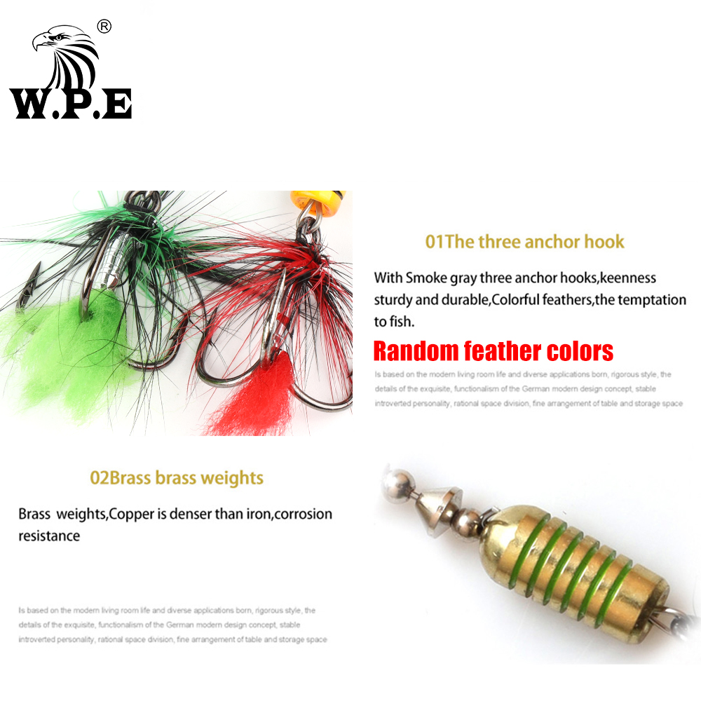 W.P.E – lot d'appâts durs en m - Fishing Lure Spinnerbait avis et prix