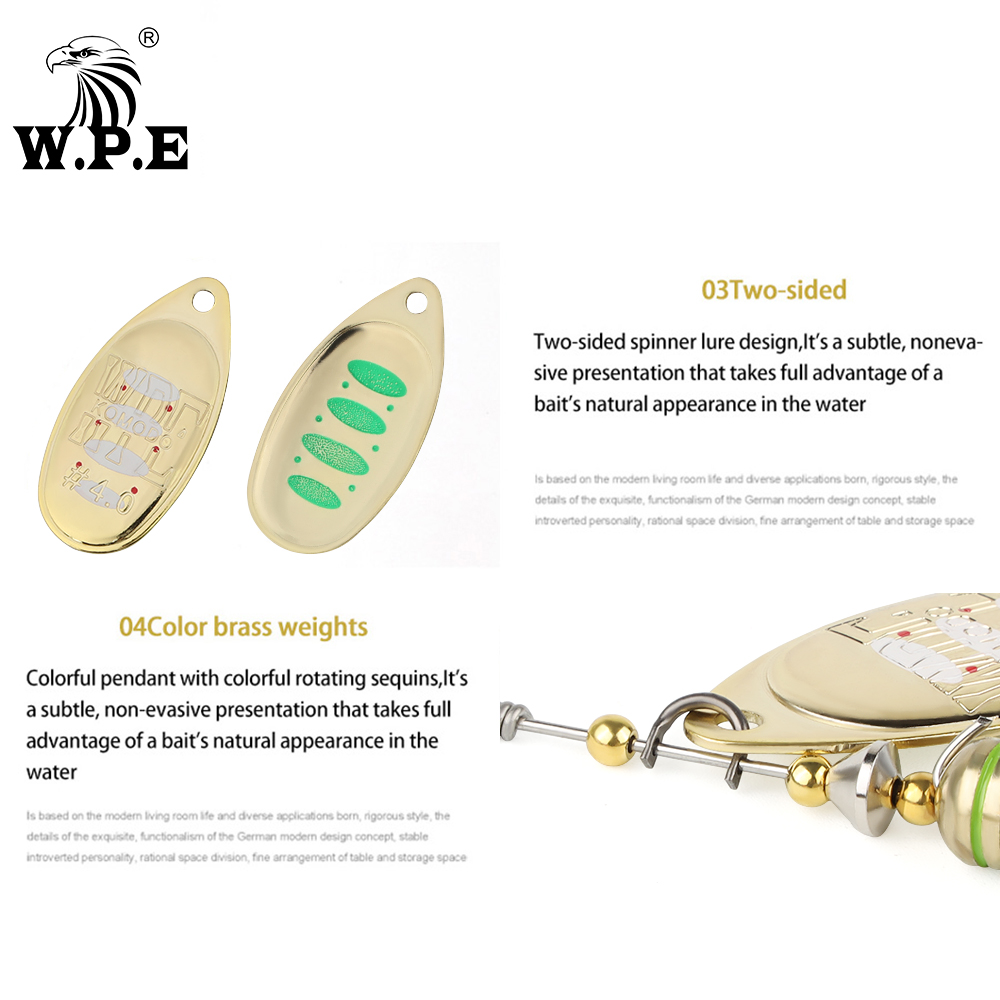 W.P.E – lot d'appâts durs en m - Fishing Lure Spinnerbait avis et prix