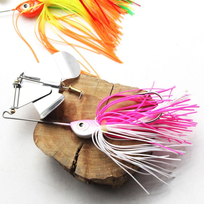 Leurre de pêche sans herbe pou - Fishing Lure Spinnerbait avis et prix